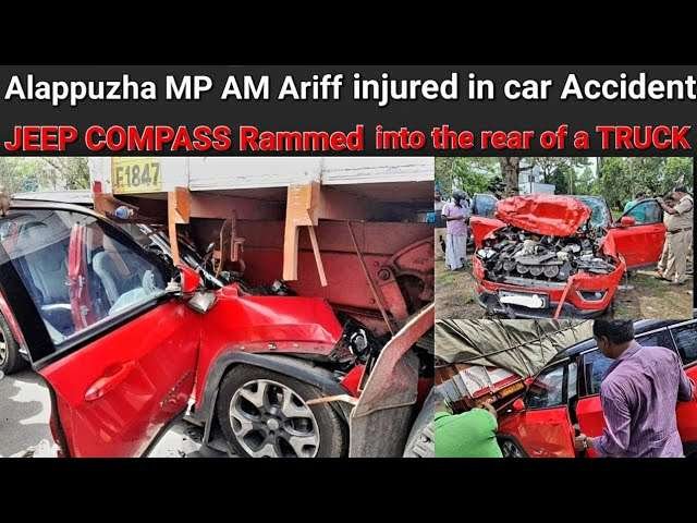 Kerala Politician Injured In Huge Jeep Compass Accident Autobizz