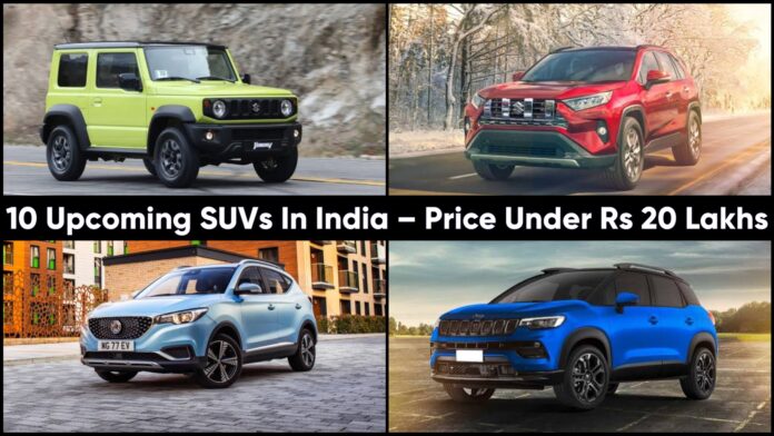 10 Upcoming SUVs In India – Price Under Rs 20 Lakhs