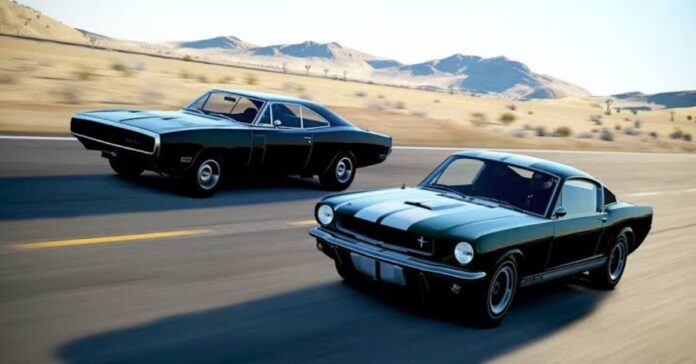 Classic muscle cars
