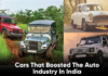 Cars That Boosted The Auto Industry In India