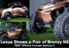 Lexus Shows a Pair of Bronzy NX PHEV 'Offroad' Concept Vehicles