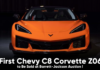 First Chevy C8 Corvette Z06 to Be Sold at Barrett-Jackson Auction