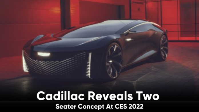 Cadillac Reveals Two Seater Concept At CES 2022