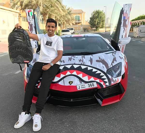 Dubai's Richest Kid Rashed Belhasa Car Collection - Autobizz