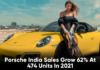 Porsche India Sales Grow 62% At 474 Units In 2021
