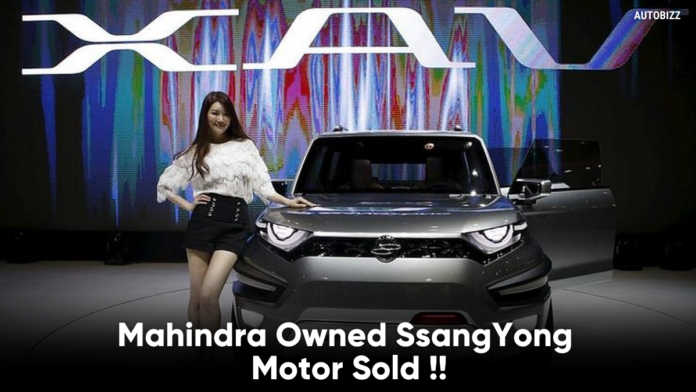 Mahindra Owned SsangYong Motor Sold
