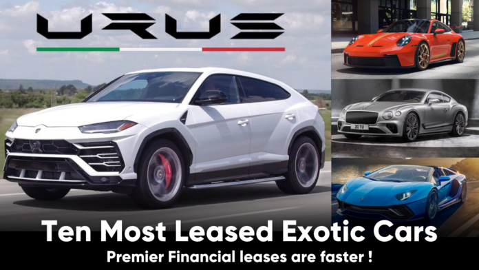 10 Most Leased Exotic Cars