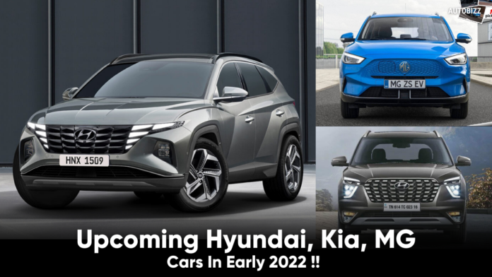 Upcoming Hyundai, Kia, MG Cars In Early 2022