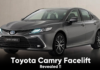 Toyota Camry Facelift Revealed