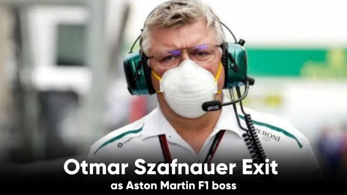 Otmar Szafnauer Exit as Aston Martin F1 boss