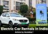 Electric Car Rentals In India