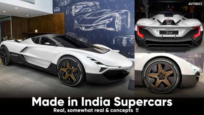 Made in India Supercars: Real & Concept