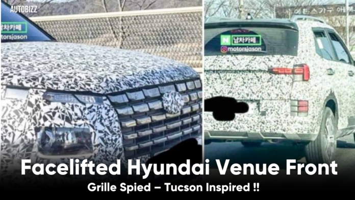 Facelifted Hyundai Venue