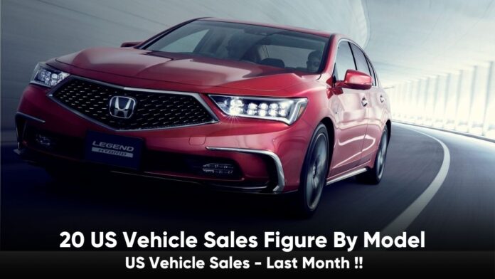 US Vehicle Sales Figure By Model
