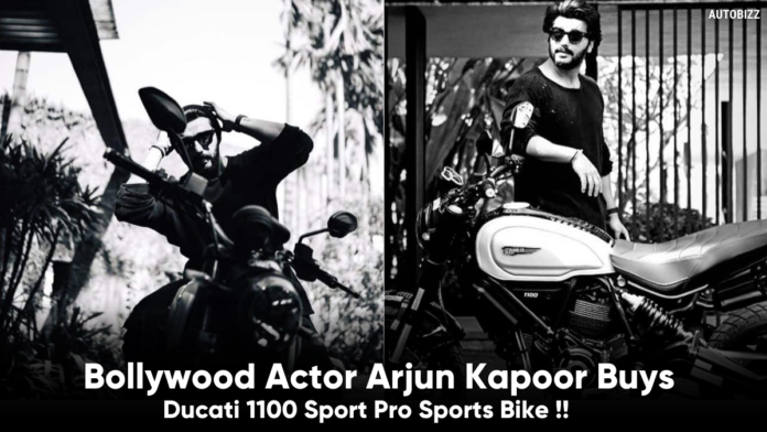 Bollywood Actor Arjun Kapoor Buys Ducati 1100 Sport Pro Sports Bike