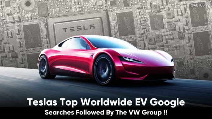 Teslas Top Worldwide EV Google Searches Followed By The VW Group
