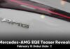 Mercedes-AMG EQE Teaser Reveals February 15 Debut Date