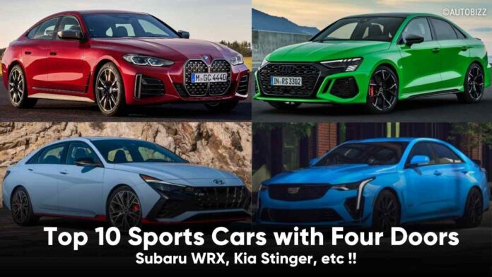Top 10 Sports Cars with Four Doors