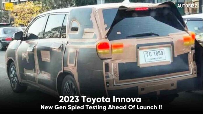 2023 Toyota Innova New Gen Spied Testing Ahead Of Launch
