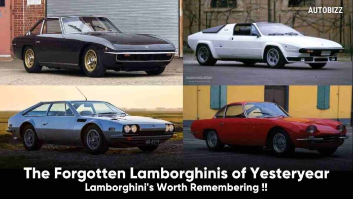 The Forgotten Lamborghinis of Yesteryear