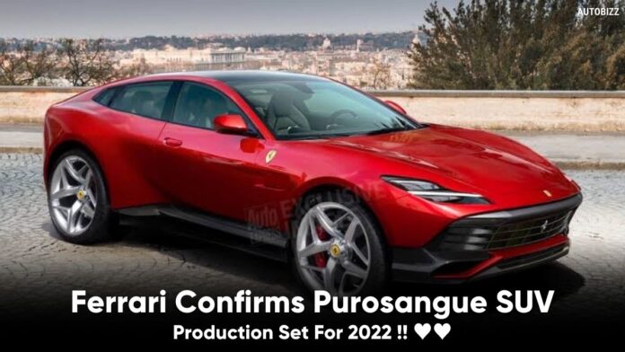 Ferrari Confirms Purosangue SUV Production Set For 2022