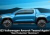 2023 Volkswagen Amarok Teased Again In "Near Production" Sketches