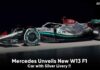 Mercedes Unveils New W13 F1 Car with Silver Livery