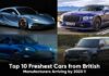 Top 10 Freshest Cars from British Manufacturers Arriving by 2023