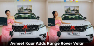 Avneet Kaur Adds Range Rover Velar To Her Garage