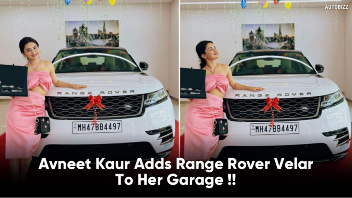 Avneet Kaur Adds Range Rover Velar To Her Garage