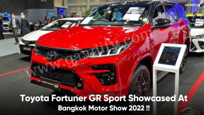 Toyota Fortuner GR Sport Showcased At Bangkok Motor Show 2022