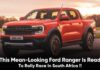 This Mean-Looking Ford Ranger Is Ready To Rally Race In South Africa