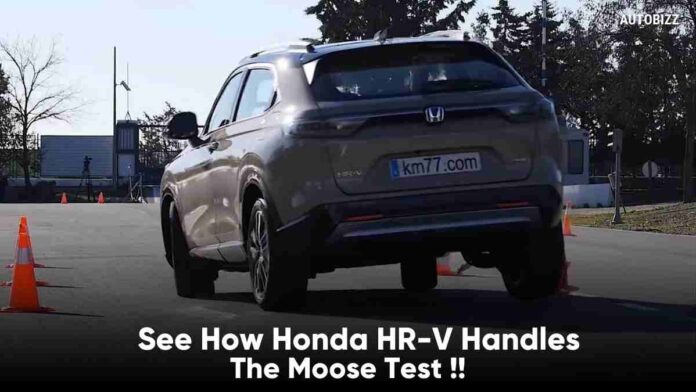 See How Honda HR-V Handles The Moose Test