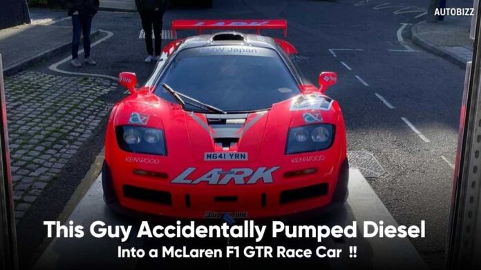 This Guy Accidentally Pumped Diesel Into a McLaren F1 GTR Race Car