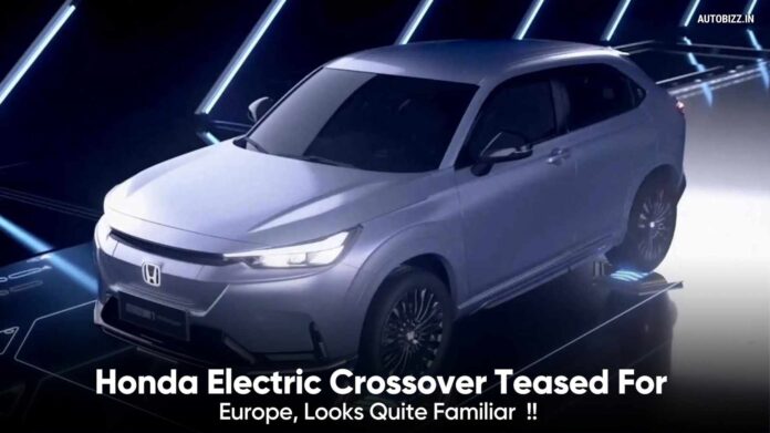 Honda Electric Crossover Teased For Europe, Looks Quite Familiar