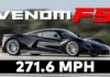 Hennessey Venom F5 Hypercar Hits 271.6 MPH In The Latest Test