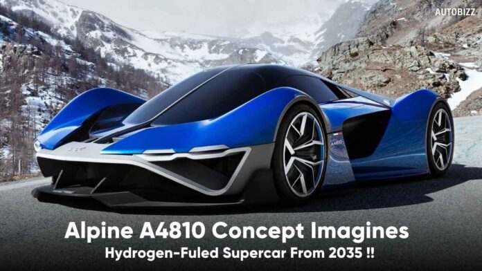 Alpine A4810 Concept Imagines Hydrogen-Fuled Supercar From 2035