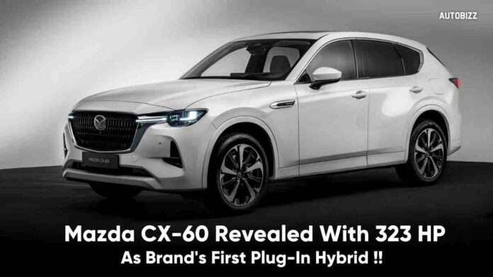 Mazda CX-60 Revealed With 323 HP As Brand's First Plug-In Hybrid