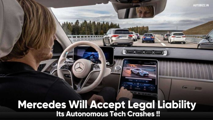 Mercedes Will Accept Legal Liability If Its Autonomous Tech Crashes