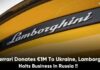 Ferrari Donates €1M To Ukraine, Lamborghini Halts Business In Russia