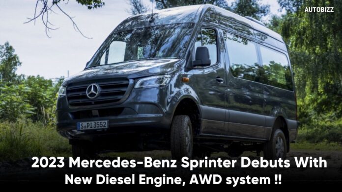 2023 Mercedes-Benz Sprinter Debuts With New Diesel Engine, AWD system