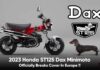 2023 Honda ST125 Dax Minimoto Officially Breaks Cover In Europe