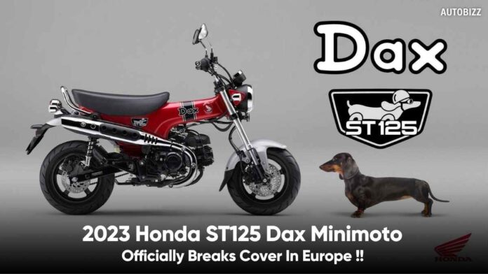 2023 Honda ST125 Dax Minimoto Officially Breaks Cover In Europe