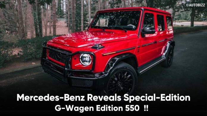 Mercedes-Benz Reveals Special-Edition G-Wagen Edition 550