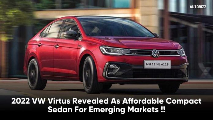 2022 VW Virtus Revealed As Affordable Compact Sedan For Emerging Markets