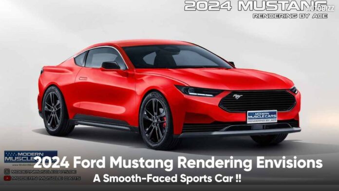 2024 Ford Mustang Rendering Envisions A Smooth-Faced Sports Car