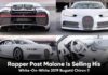 Rapper Post Malone Is Selling His White-On-White 2019 Bugatti Chiron