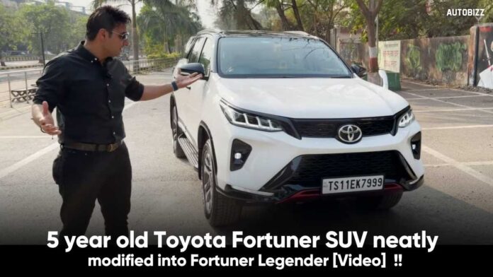5 Year Old Toyota Fortuner SUV Modified into Fortuner Legender