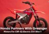 Honda Partners With Greenger Motors For CRF-E2 Electric Dirt Bike