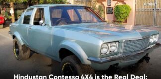 Hindustan Contessa 4X4 is the Real Deal: Features a V6 Petrol Engine!
